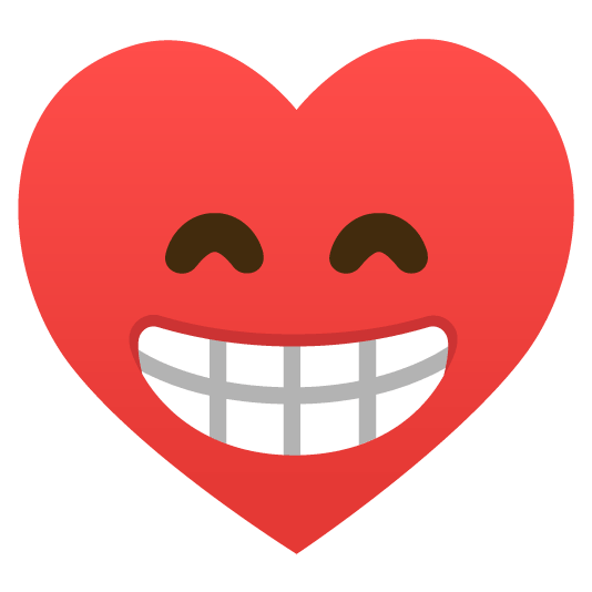 grin hearts