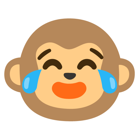 joy monkey face