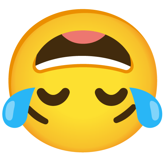 joy upside down face