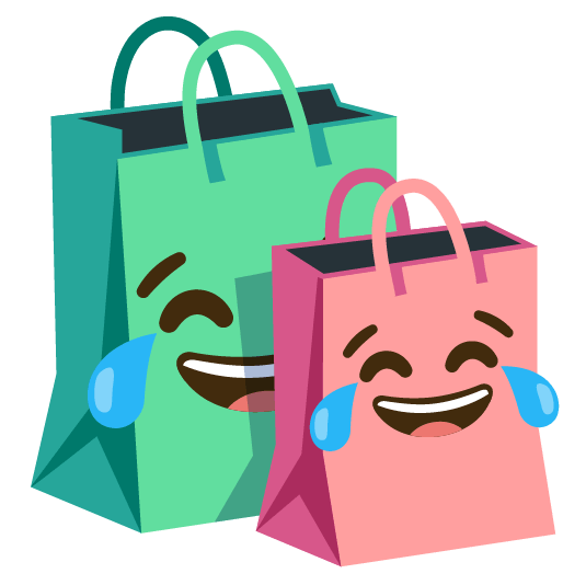 joy shopping bags