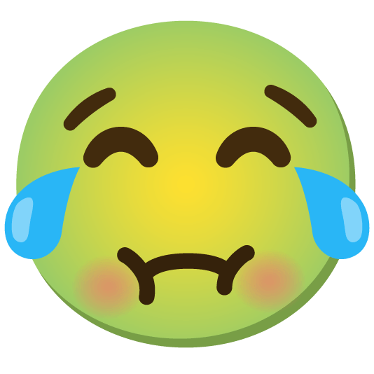 joy nauseated face