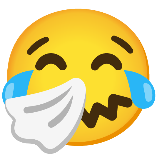 joy sneezing face
