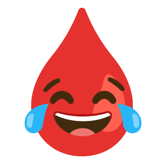 joy drop of blood