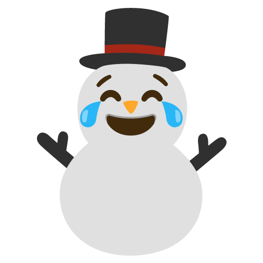 joy snowman without snow