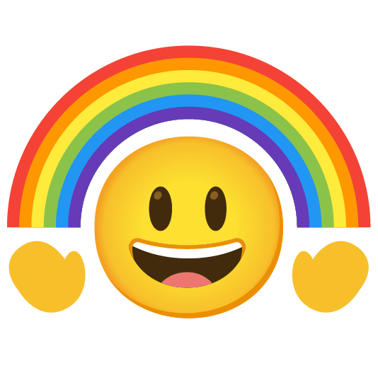 smiley rainbow