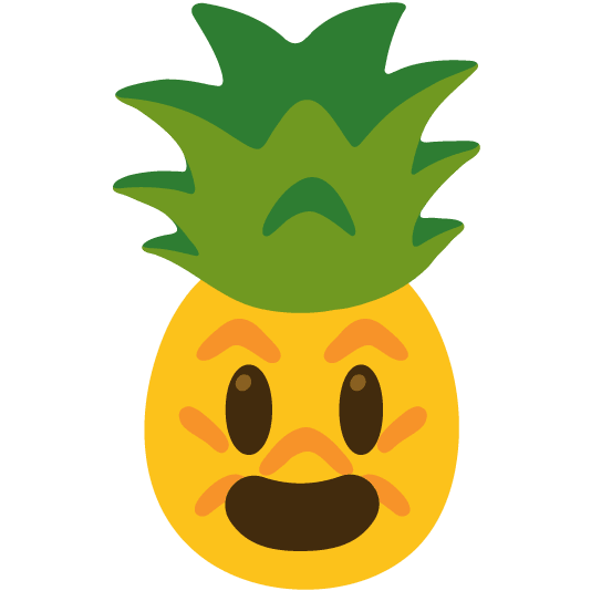 smiley pineapple