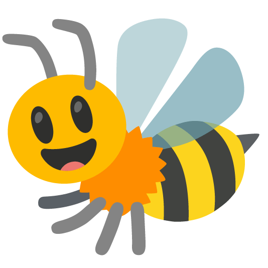 smiley bee