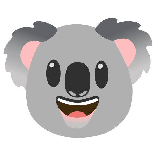smiley koala