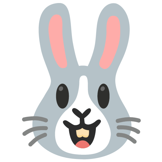 smiley rabbit