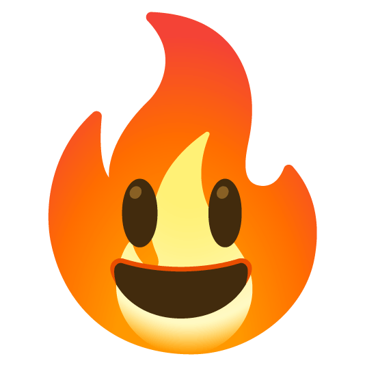 smiley fire