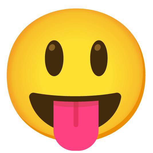 smiley stuck out tongue