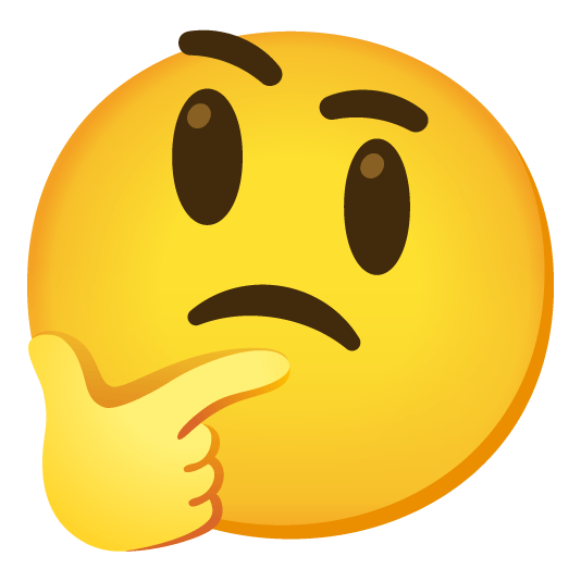 smiley thinking face