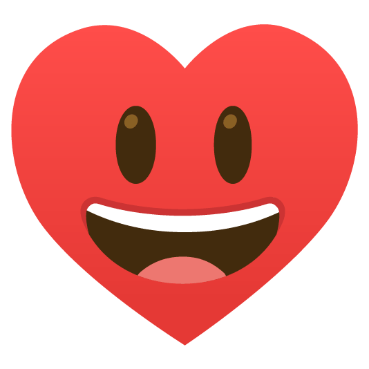 smiley hearts