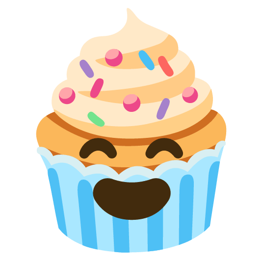 smile cupcake