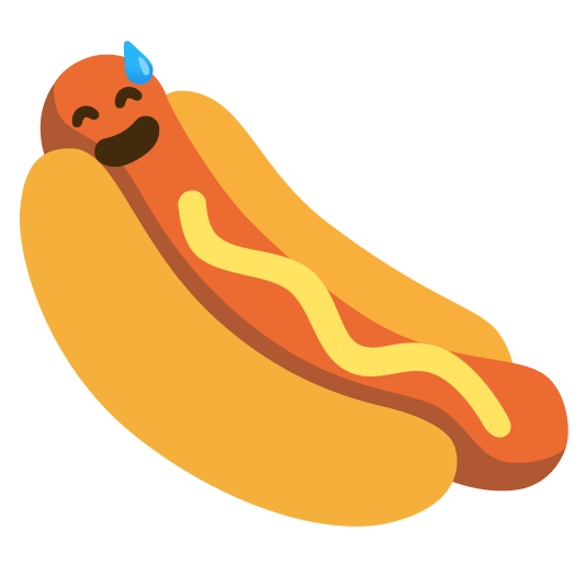 sweat smile hotdog