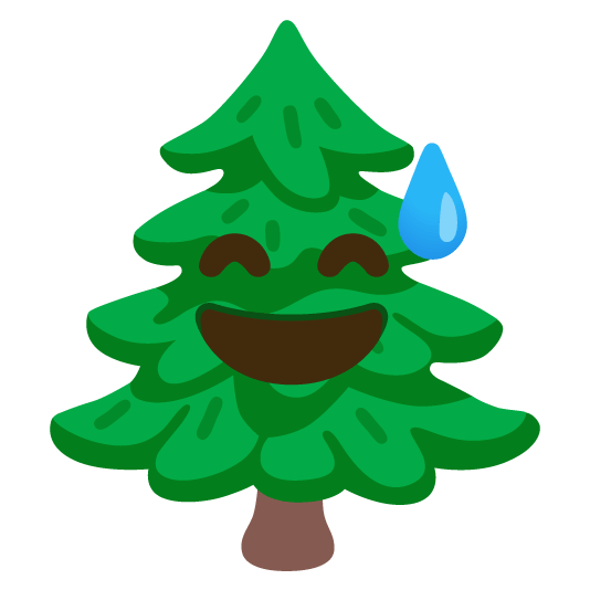 sweat smile evergreen tree
