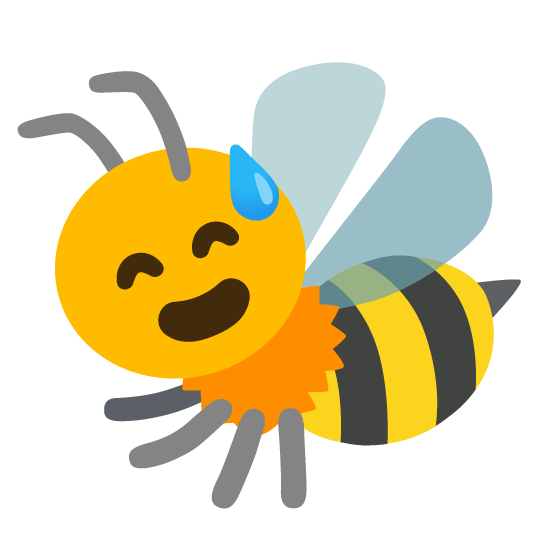 sweat smile bee