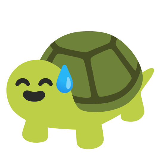 sweat smile turtle