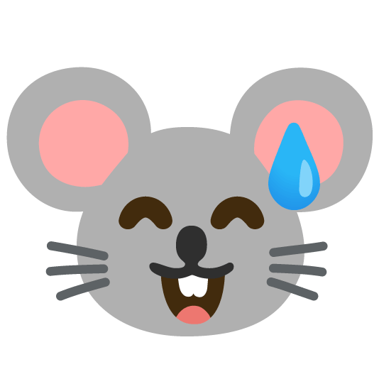 sweat smile mouse