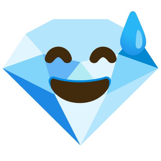 sweat smile gem