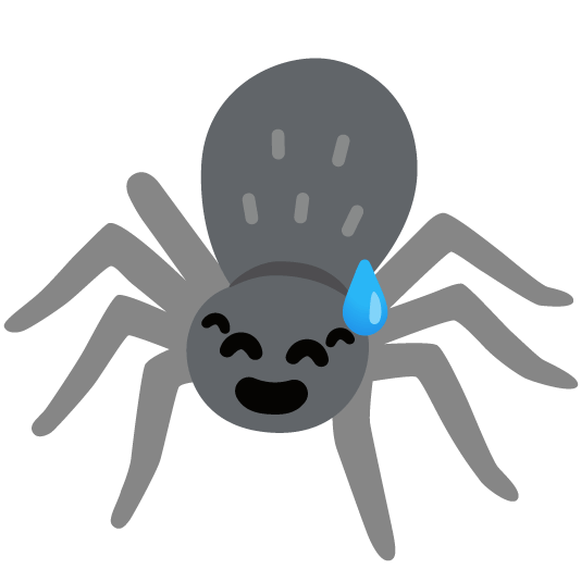 sweat smile spider