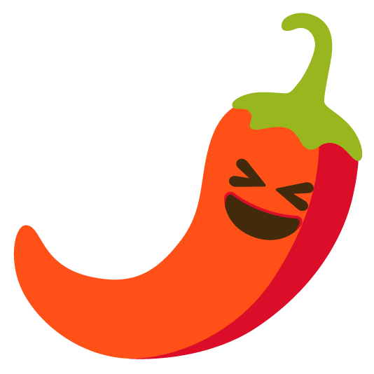laughing hot pepper