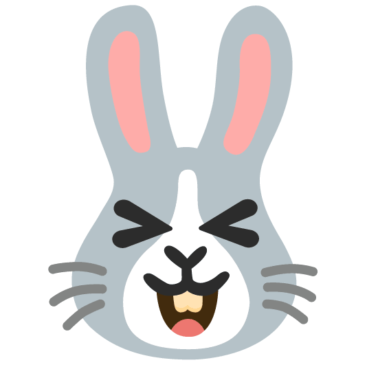laughing rabbit