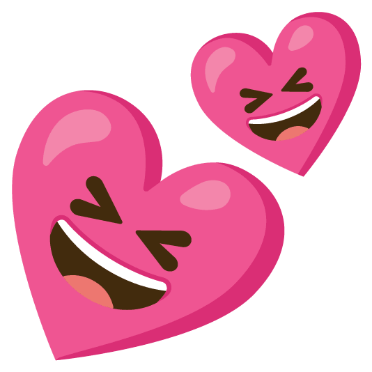 laughing two hearts
