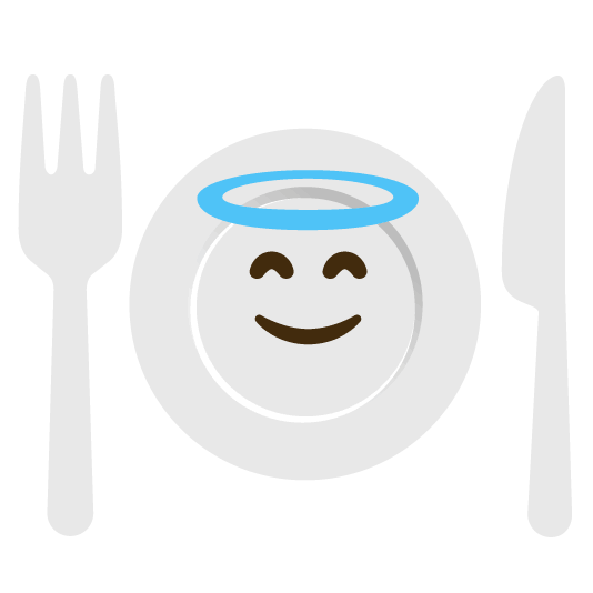 innocent knife fork plate