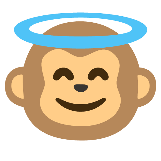 innocent monkey face