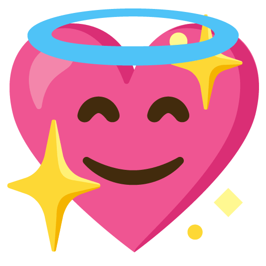 innocent sparkling heart