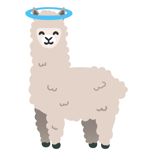 innocent llama