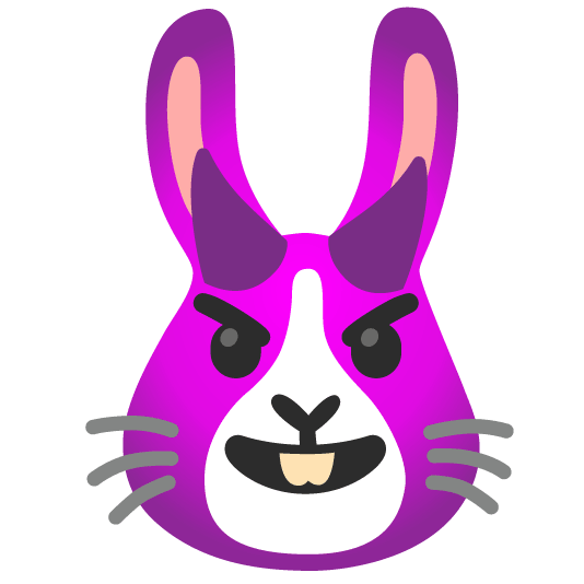 smiling imp rabbit