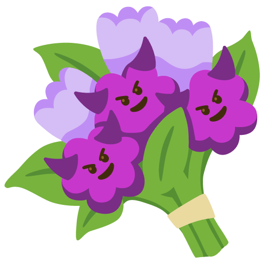 smiling imp bouquet