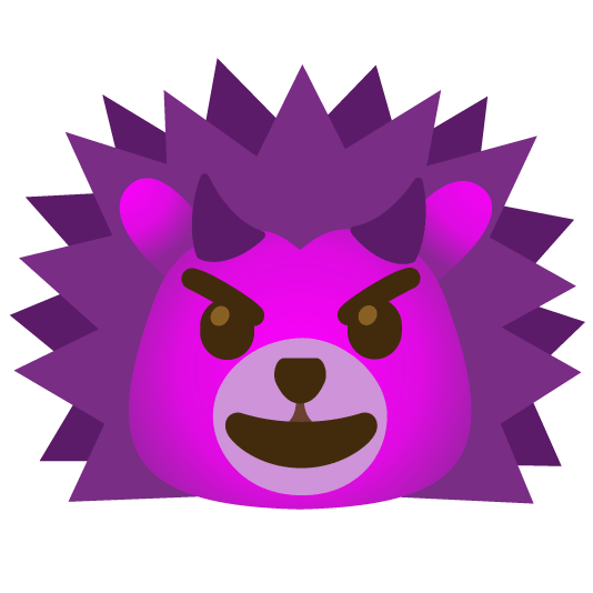 smiling imp hedgehog