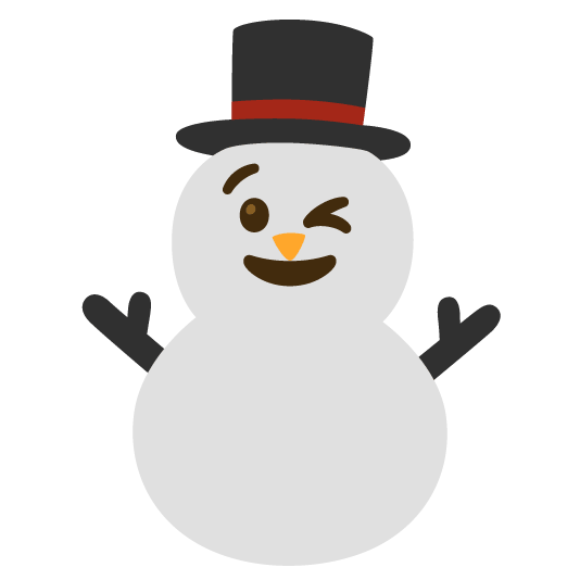 wink snowman without snow