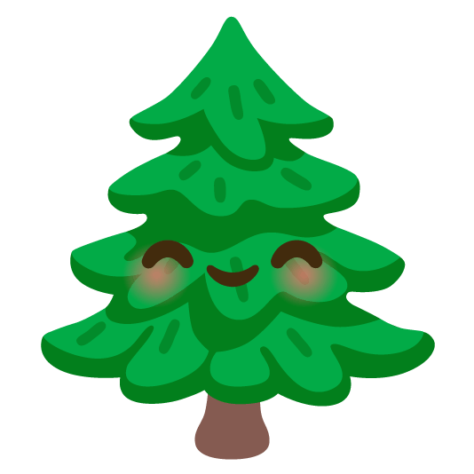 blush evergreen tree