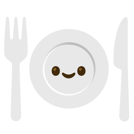 blush knife fork plate