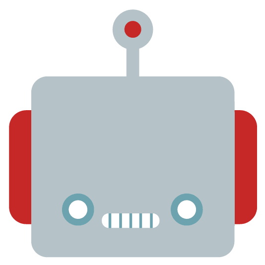blush robot face