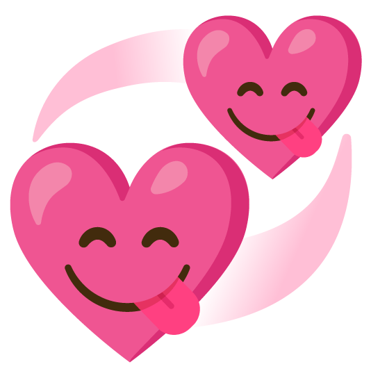 yum revolving hearts