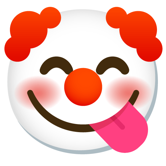 yum clown face