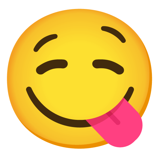 yum drooling face