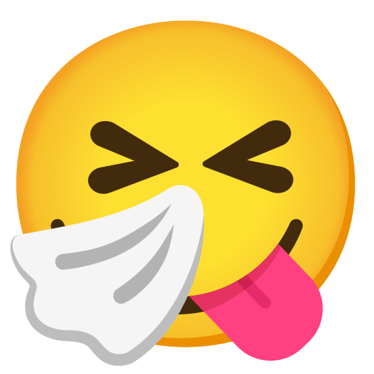 yum sneezing face