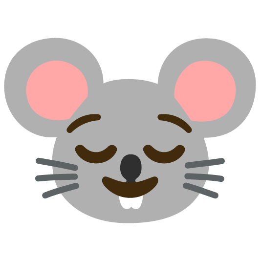 relieved mouse