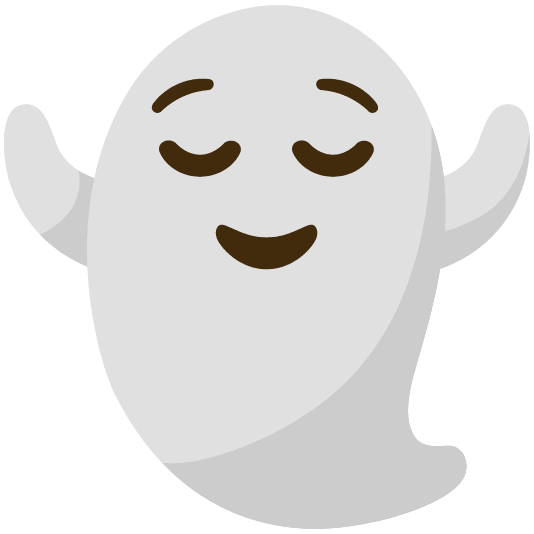 relieved ghost