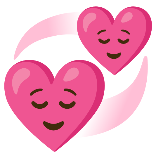 relieved revolving hearts