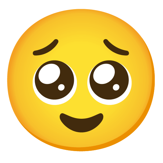 relieved pleading face