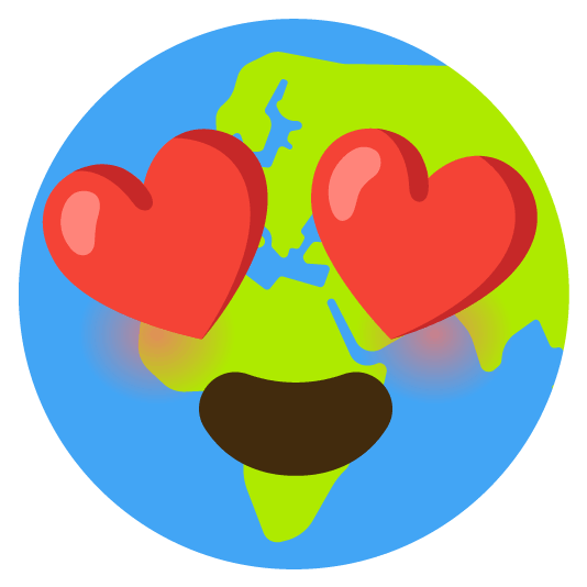 heart eyes earth africa