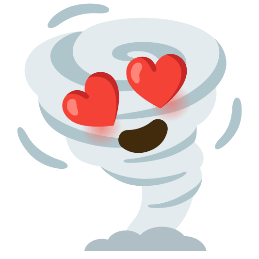 heart eyes tornado