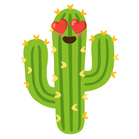 heart eyes cactus